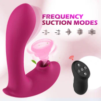 Wearable Panties Sucking Clitoris Vibrator G-Spot Dildo Vagina Stimulator Erotic Adult Vibrating Sex Toys US