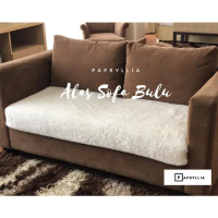 Alas Sofa Bulu Rasfur Ukuran 150x100cm ( Putih )