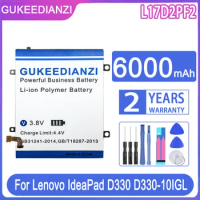 GUKEEDIANZI Battery L17D2PF2 L17M2PF3 L17S2PF3 6000mAh For Lenovo IdeaPad D330 D330-10IGL D330-10IGM D33510IGM L17L2PF3 L17C2PF1