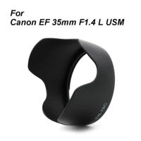 For Canon EF 35mm f/1.4L USM Bayonet Lens Hood EW-78C EW78C Plastic NP4367
