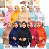 BERGO JAMEELA MIULAN | Jilbab Lengan Syar'i Jumbo  | Jilbab Ada Tangan