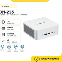 MINISFORUM X1-255 Mini PC AMD Ryzen 7 255 DDR5 WiFi 7 OCuLink DP 2.0 Windows 11 Pro Garansi Resmi 2 
