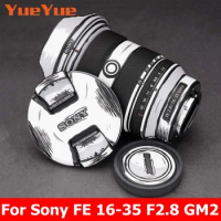 Stylized Decal Skin For Sony FE 16-35mm F2.8 GM2 GM II Camera Lens Sticker Vinyl Wrap Anti-Scratch Film FE 16-35 2.8 F/2.8 GMII