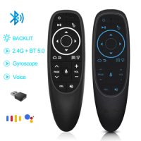 G10S 2.4G Wireless Air Mouse G10SPRO Voice Remote Control Gyroscope IR Learning G10SPRO BT For Android TV Box