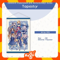 Hololive Indonesia 3rd Anniversary 2023 Commemoration Tapestry