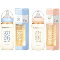 媽咪小站mammy shop 台灣製造 母感體驗PPSU防脹氣哺育奶瓶 寬口徑 360ml 88511