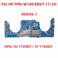 203036-1 Mainboard For HP TPN-W148 ENVY 17-CH Laptop Motherboard CPU: I5-1135G7 I7-1165G7 DDR4 100% Test OK