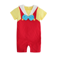 【Baby 童衣】任選 角色扮演造型服 短袖連身衣 日系水手服包屁衣 32005(紅色吊帶)