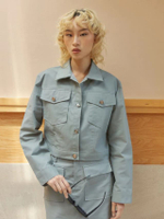 เสื้อแจ็คเกตผู้หญิงEmis สีเทา