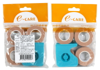 【醫康生活家】E-CARE 醫康透氣醫療膠帶(膚色) 0.5吋 4入 附切台