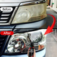 Car Headlight Restoration Kit Car Accessories Headlight Repair Polish Kit Headlamp Anti-Scratch Detailing Cleaning Maintenance