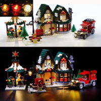 LED for Lego 10222 Winter Village Post Office Building USB Lights Kit With Battery Box-（Not include Lego Bricks)