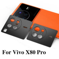 Camshield Alloy Len Hollow Hole Film Sticker Bezel Cover For Vivo X80 Pro X80Pro X Note Fold Metal Camera Lens Screen Protector