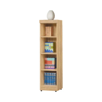 【柏蒂家居】班特利1.3尺四層開放式書櫃/收納置物櫃
