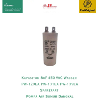 Wasser Kapasitor 8uF 450V AC PW-129EA PW-131E PW-139EA Original Sparepart Pompa Air Sumur Dangkal Ba