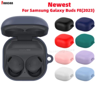 For 2023 Galaxy Buds FE Case Silicone Earphone Funda Cover Case For Samsung Buds 2 Live Pro Buds FE Case Coque