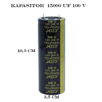 Kapasitor JCCON Elco 15000 uF 100 V untuk Komponen Elektronik