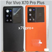 6.78" For Vivo X70 Pro+ Back Battery Cover Housing Door Rear Glass Case For vivo X70 Pro Plus Battery Cover With Frame lens