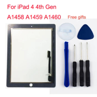 2 Color For iPad 4 4th Gen A1458 A1459 A1460 LCD Display Monitor + Touch Screen Digitizer Sensor Glass