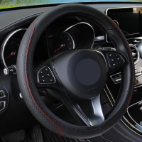 Car Steering Wheel Cover Breathable Anti Slip for Saab 9-3 93 2003-2009
