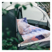 【BUHO 布歐】露營專用法蘭絨充氣床墊床包-不含枕套XL號290x200cm(多款任選)