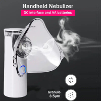 【Harus punya】Nebulizer portabel mesin nebulizer ultrasonik uap portabel ventolin inhaler mesh nebuli