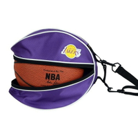 NBA球隊籃球包籃球袋單肩球包創新球型包手提球包勇士騎士火箭隊 名創家居館