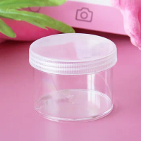 Boxi10/20pcs/set 200ml Slime Box Container Plastic Transparent Storage Box For Fluffy Cloud Clear Crystal Slime Clay