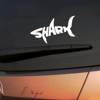 shark 鯊魚 反光車紙 貼紙 SUBARU FORD 三菱 VW BMW BENZ TOYOTA 沂軒精品A0411
