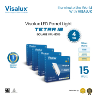 Visalux Tetra LED Panel Light Inbow Bundling Paket 4 pcs Lampu Plafon Rumah Downlight 15W Square 6 I