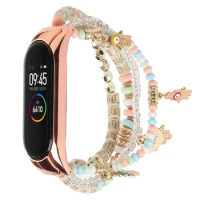 Ladies Jewelry Strap for Xiaomi Mi band Series 7 6 5 Exquisite Replacement Bracelet Wristband For Xiaomi Mi band 4 3 strap