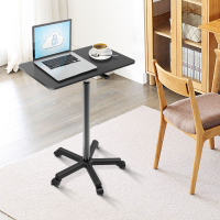 移動桌子帶輪沙髮床邊桌工作颱筆記本懶人站立式昇降辦公電腦桌