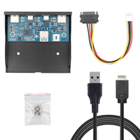 UC-126 TYPE-E軟驅位USB 3.1主板前置面板USB-C USB3.0四口擴展器