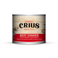 【CRIUS 克瑞斯】天然紐西蘭無穀貓用主食餐罐-風味牛 175G