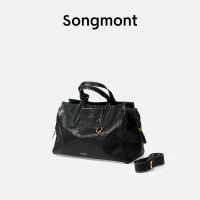 Songmont กระเป๋าเดินทางซีรีส์ใหม่ Yamashita Arimatsu กระเป๋าสะพายข้างผ้าสักหลาดแบบมีหูหิ้วเดียว 0089