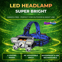 5 LED Strong Light Rechargeable Headlamp Highlight led Headlight Outdoor Waterproof Headlight 4 Ligh