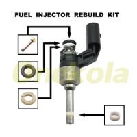 Fuel Injector Service Repair Kit Filters Orings Seals Grommets for VW Golf Jetta Passat Tiguan Audi A1 A3 1.4 TSI 03C906036E