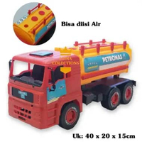 Mainan Truk Tangki Bensin Shell Petronas Roda Friction