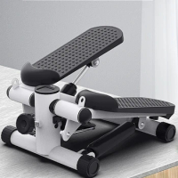 Mini Pedal Stepper Foldable Fitness Machine With Resistance Bands and LCD Monitor Home Gym Mini Stepper Exercise Equipment