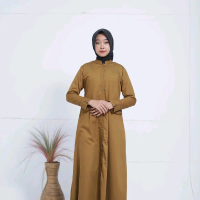 Gamis pemda/pns full kancing toyobo fodu premium