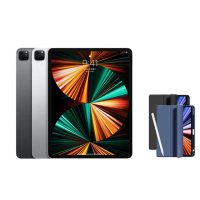 【Apple】S級福利品 iPad Pro 第5代(12.9吋/512G/WiFi)(Apple Pencil ll+智慧筆槽皮套組)
