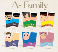 [Family Edition] Sampul Raya 2023 Viral Asthetic Cartoon Custom Sampul Cantik