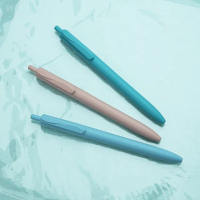 【UNI】JETSTREAM 0.7mm 限量色 藍 珊瑚色 綠松石 黑墨海洋環保製筆3入組(海洋塑料 環保減塑)