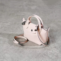 LONGCHAMP Tas LONGCHAMP LE PLIAGE CUIR LEATHER PINK SHOULDER BAG WITH LS XTRA SMALL 100% ORIGINAL