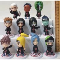Action figure naruto shippuden akatsuki set isi 11 pc
