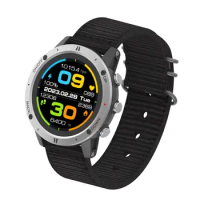 1.28 Inch Outdoor GPS Sports Watch Waterproof Fitness Tracker Wrist Watch with MEMSIC Compass for Running Swimming Climbing