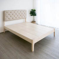 【麗得傢居】維納斯5尺實木床架雙人床架(可加購收納抽屜一組二個)