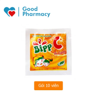 Kẹo ngậm / Viên ngậm Vitamin C vị cam Bipp C, giúp bổ sung vitamin C, tăng cường sức đề kháng cho tr
