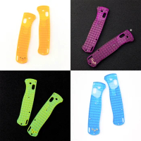 4 Colors Custom Transparent Acrylic Grip Handle Scales Patches For Original Benchmade Bugout 535 Knife DIY Making Accessory Part