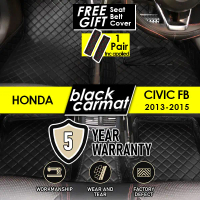 HONDA CIVIC FB 2013 2014 2015 Premium 6D PU Leather Car Carpet Full Side Protection Car Mat Karpet K